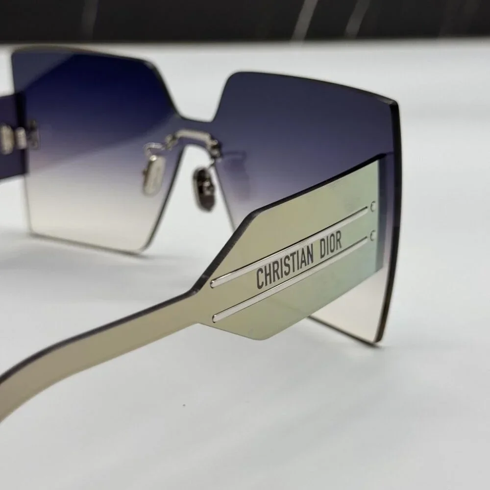 NEW DIORCLUB M5U F0A5 DIOR GREY WOMEN DIOR SUNGLASSES - Picture 9 of 13